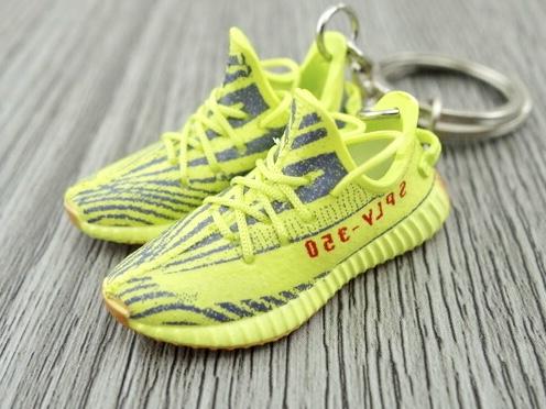 Mini Sneaker Keychains YZY Citrus - Sneakers Passion