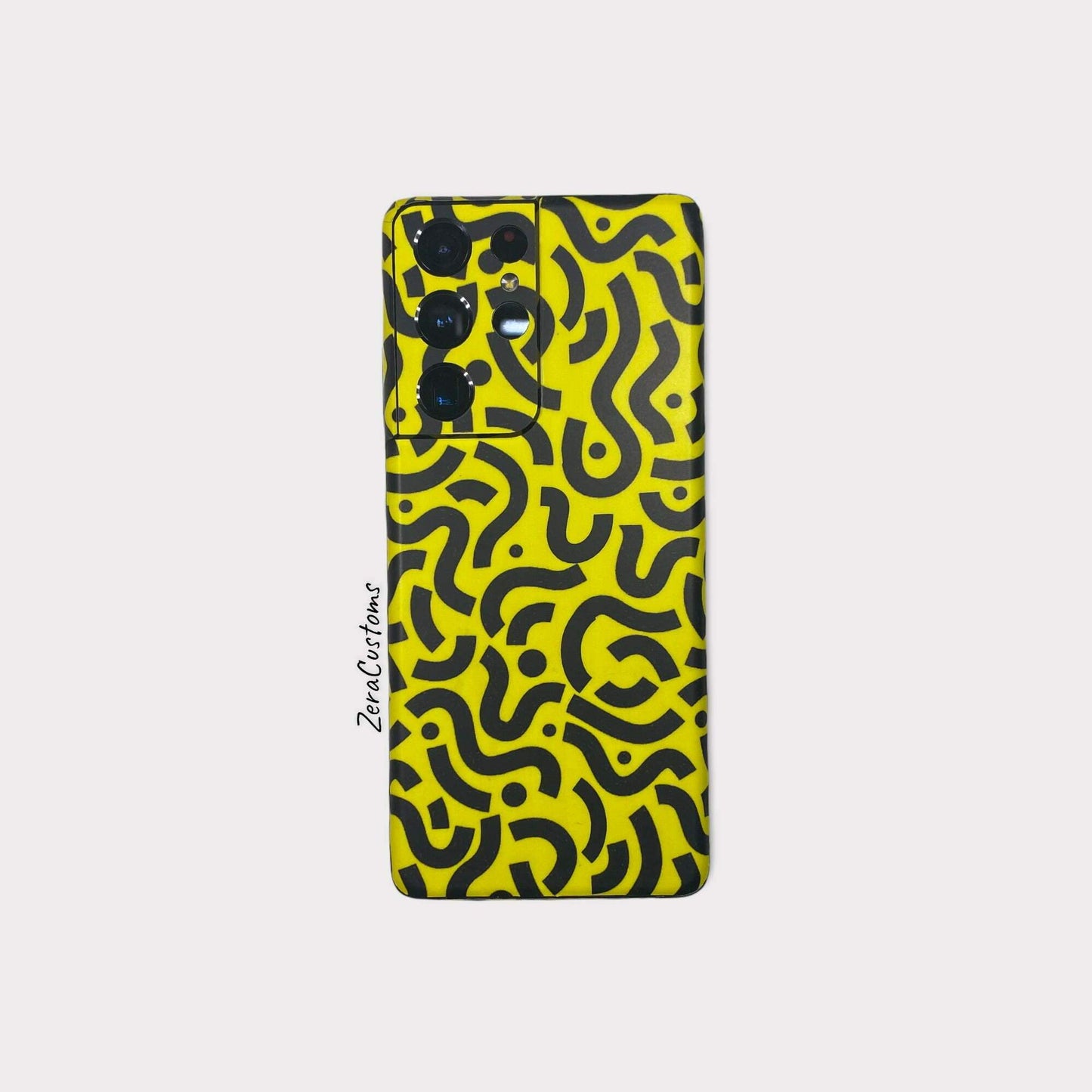Yellow Abstract Mobile Skin and Wrap - All Brands & Models - Sneakers Passion