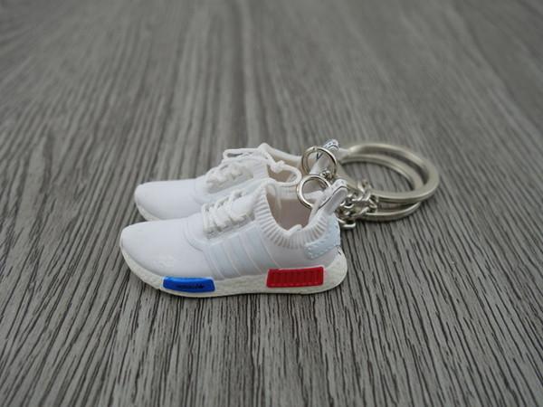 Mini Sneaker Keychains NMD white OG - Sneakers Passion