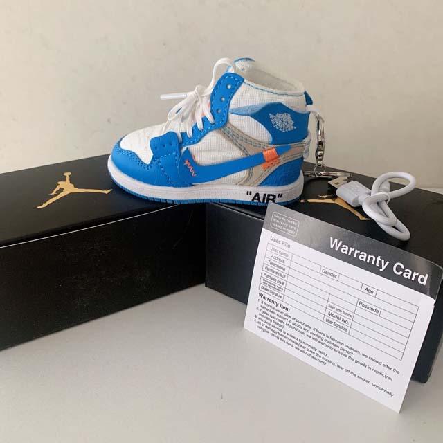 NEW Sneaker Power Bank - OFF-WHITE x AJ1 - Blue - Sneakers Passion