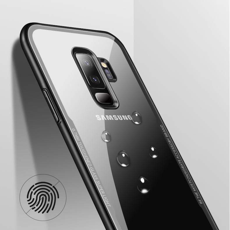 Protective Tempered Glass Back Case Cover for Galaxy S9 - Sneakers Passion