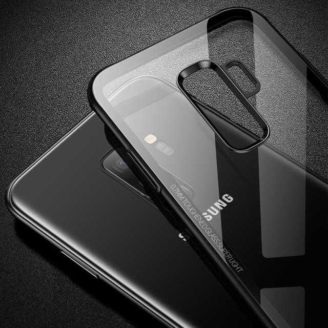 Protective Tempered Glass Back Case Cover for Galaxy S9 - Sneakers Passion