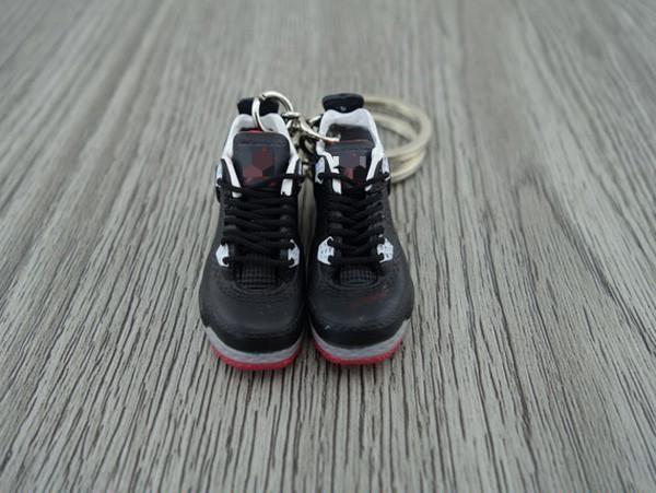 Mini Sneaker Keychains AJ 4 - Retro Bred - Sneakers Passion