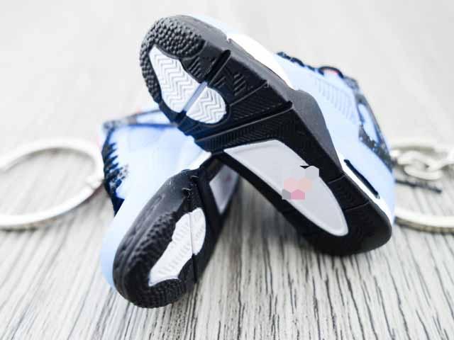 Mini sneaker keychain 3D AJ 4 x Travis - Cactus J - Sneakers Passion