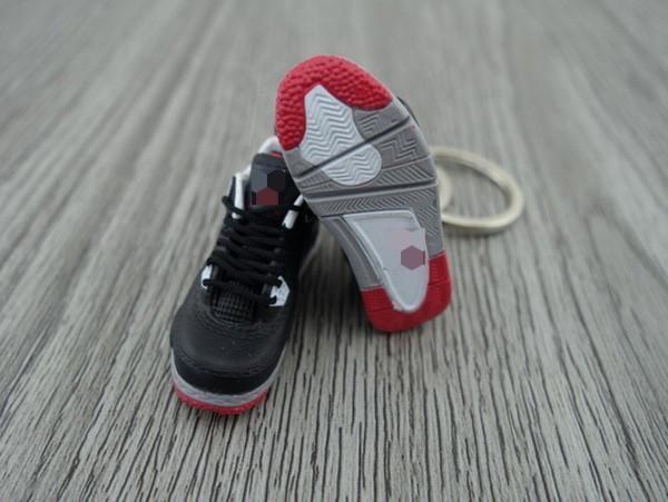 Mini Sneaker Keychains AJ 4 - Retro Bred - Sneakers Passion