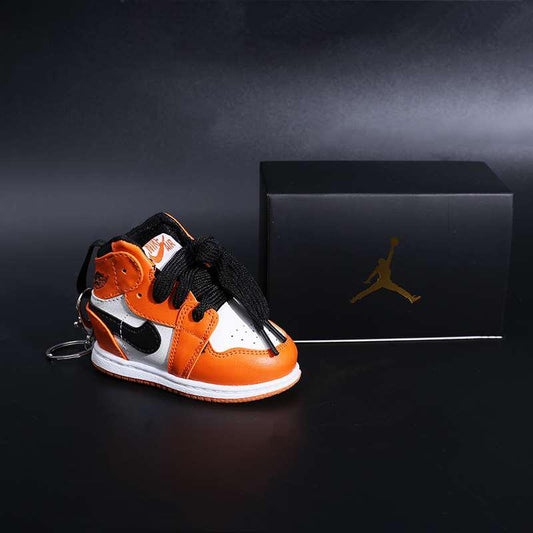 AJ1 Sneakers Power Bank Series - White/Orange - Sneakers Passion