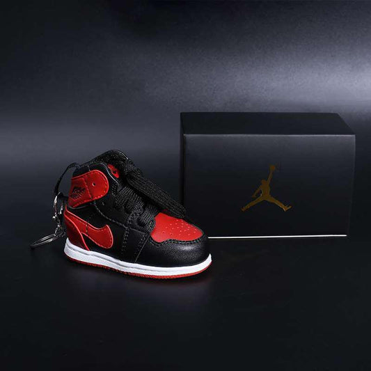 AJ1 Sneakers Power Bank Series - Black/Red - Sneakers Passion