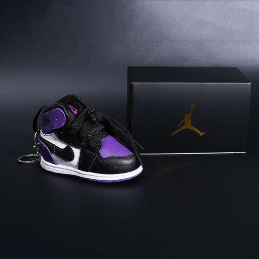 AJ1 Sneakers Power Bank Series - Black/Violet - Sneakers Passion