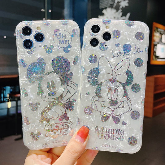 Premium Mickey iPhone Case with Fancy Strap - Sneakers Passion
