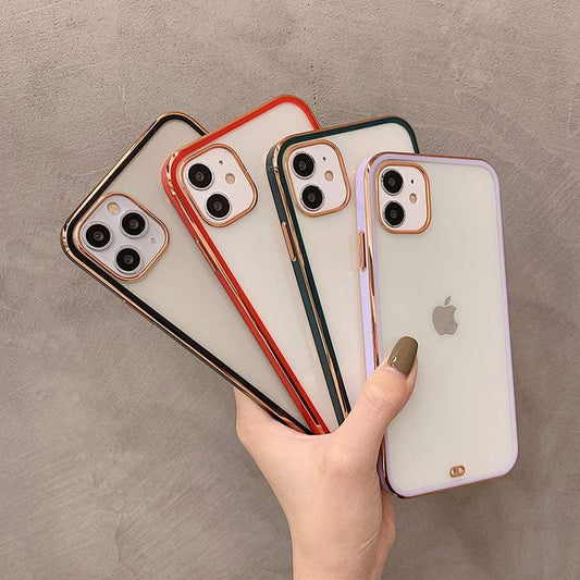 Square Electro Plated iPhone Case - Sneakers Passion