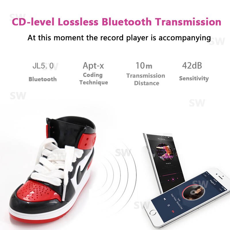 AJ1 Shoes Bluetooth Speaker - Sneakers Air Jordan - Blue - Sneakers Passion