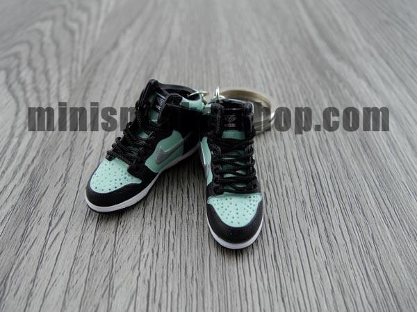 mini sneaker keychains Dunk High Diamond - Sneakers Passion