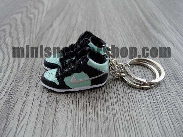 mini sneaker keychains Dunk High Diamond - Sneakers Passion