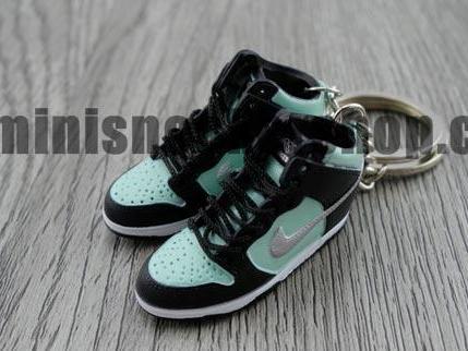 mini sneaker keychains Dunk High Diamond - Sneakers Passion