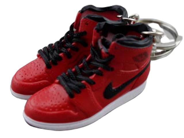 mini sneaker keychain 3D Air Jordan 1 Gym Red - Sneakers Passion