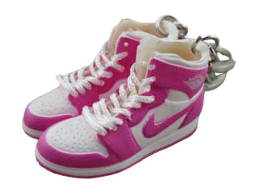Mini sneaker keychain 3D Air Jordan 1 Pink - Sneakers Passion