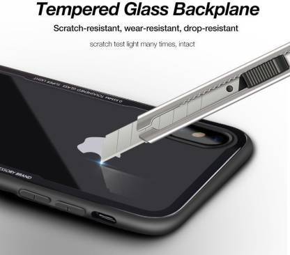 Protective Tempered Glass Back Case Cover for iPhone X - Sneakers Passion