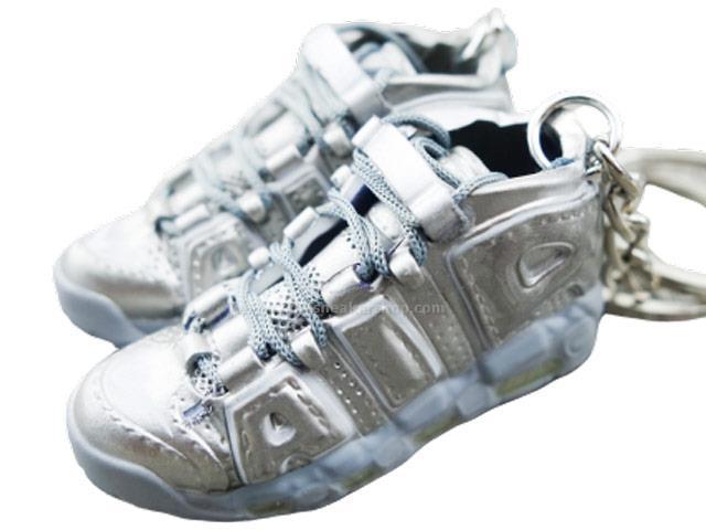 Mini 3D sneaker keychains Air Up Tempo - SILVER - Sneakers Passion
