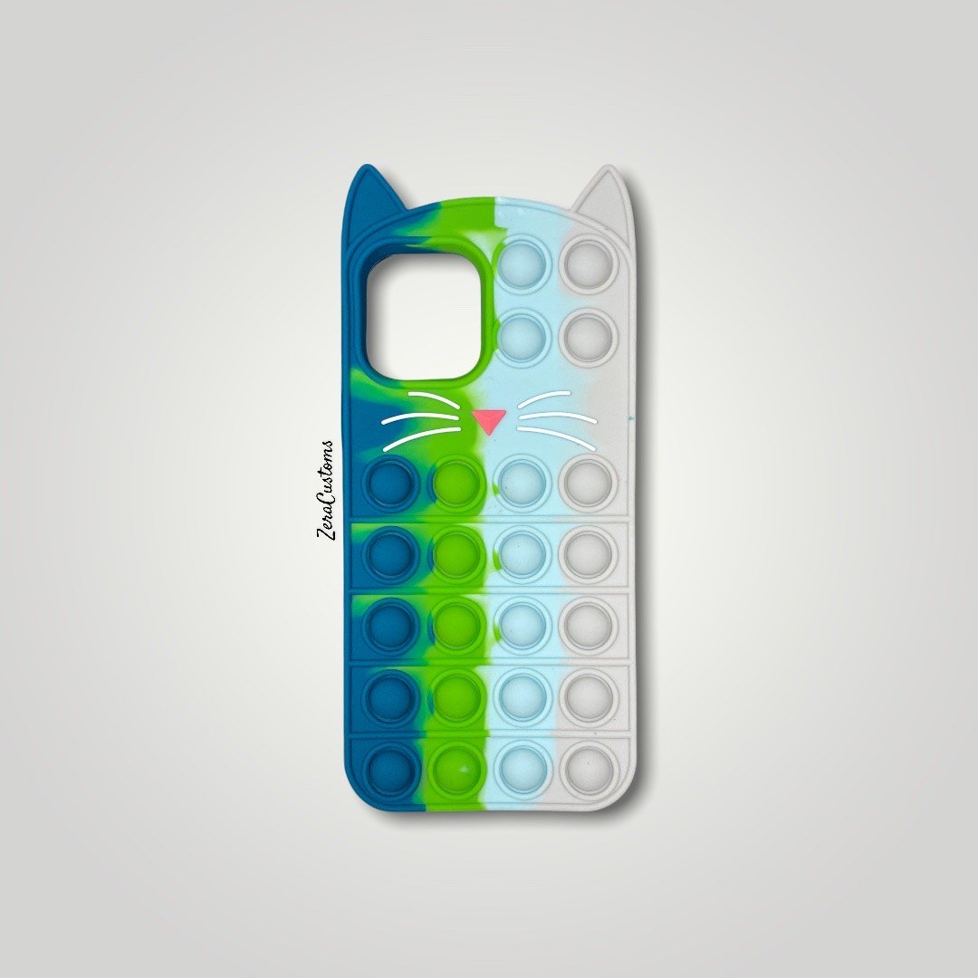 Push N Pop Kitty iPhone Case - Sneakers Passion