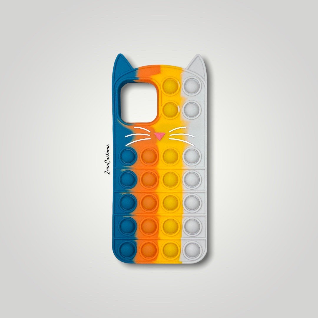 Push N Pop Kitty iPhone Case - Sneakers Passion