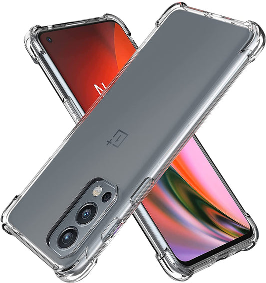 Transparent Clear Hard OnePlus Nord 2 5G Bumper Case - Sneakers Passion