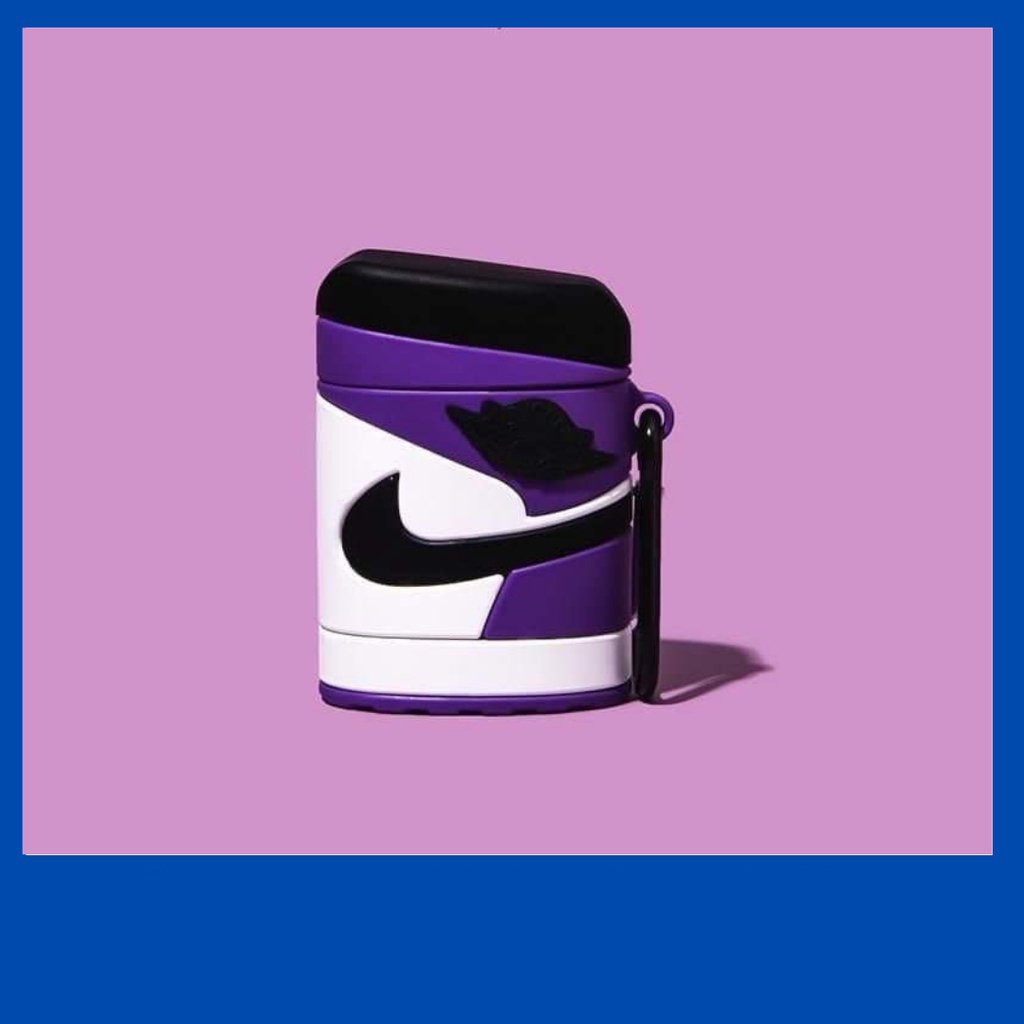 AJ 1 'Banned' 'Shadow' Shaped Airpods Case - Sneakers Passion