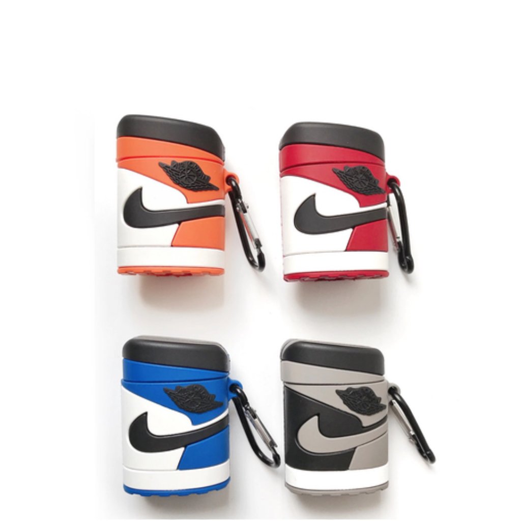 AJ 1 'Banned' 'Shadow' Shaped Airpods Case - Sneakers Passion