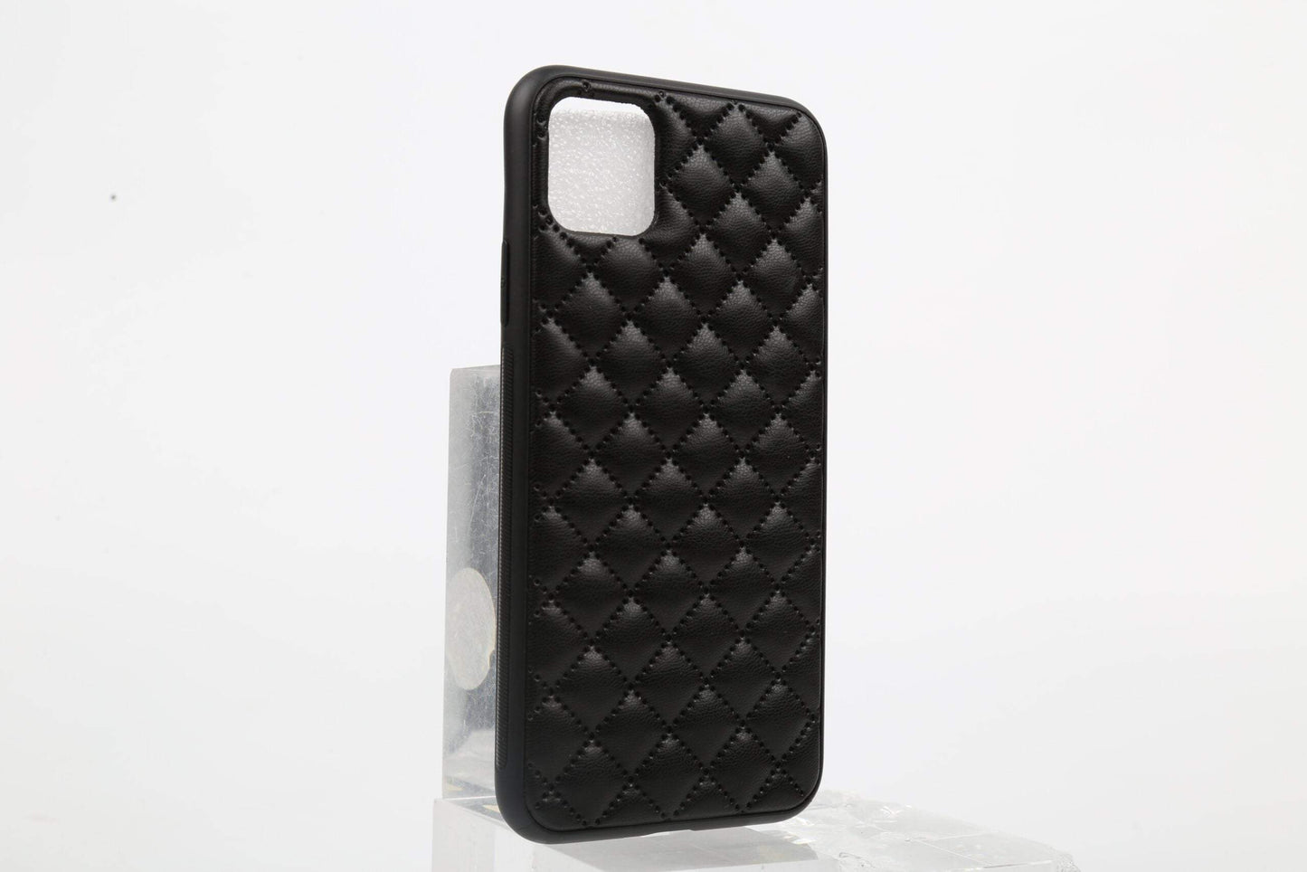 Leather Lattice Pattern iPhone Case - Sneakers Passion