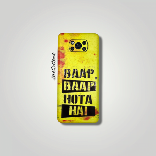 Baap Baap Hota Hain Mobile Skin and Wrap - All Brands & Models - Sneakers Passion