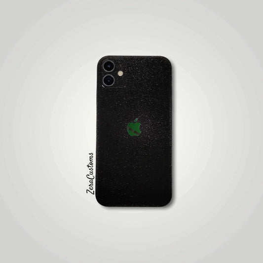 Black Glitter Mobile Skin and Wrap - All Brands & Models - Sneakers Passion