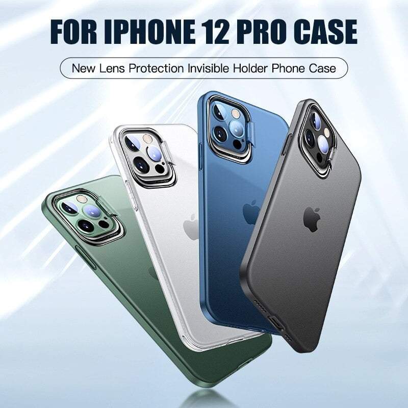 Camera Holder Electroplated Transparent iPhone Case - Sneakers Passion