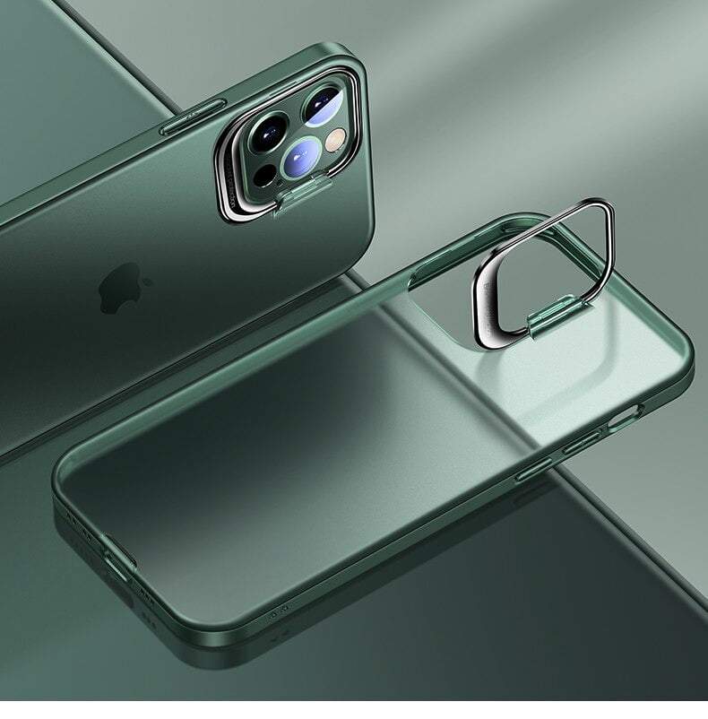 Camera Holder Electroplated Transparent iPhone Case - Sneakers Passion