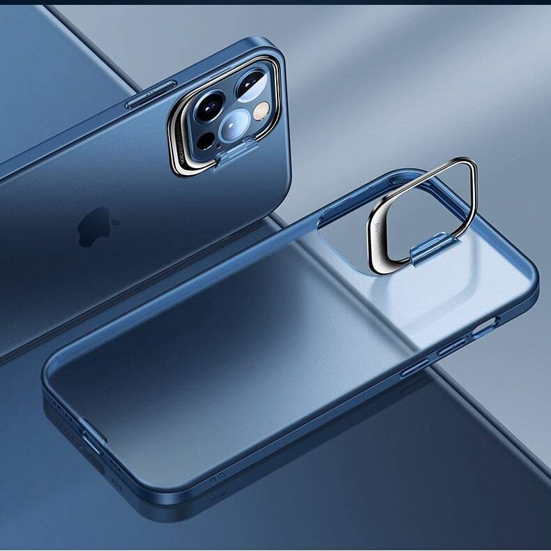 Camera Holder Electroplated Transparent iPhone Case - Sneakers Passion