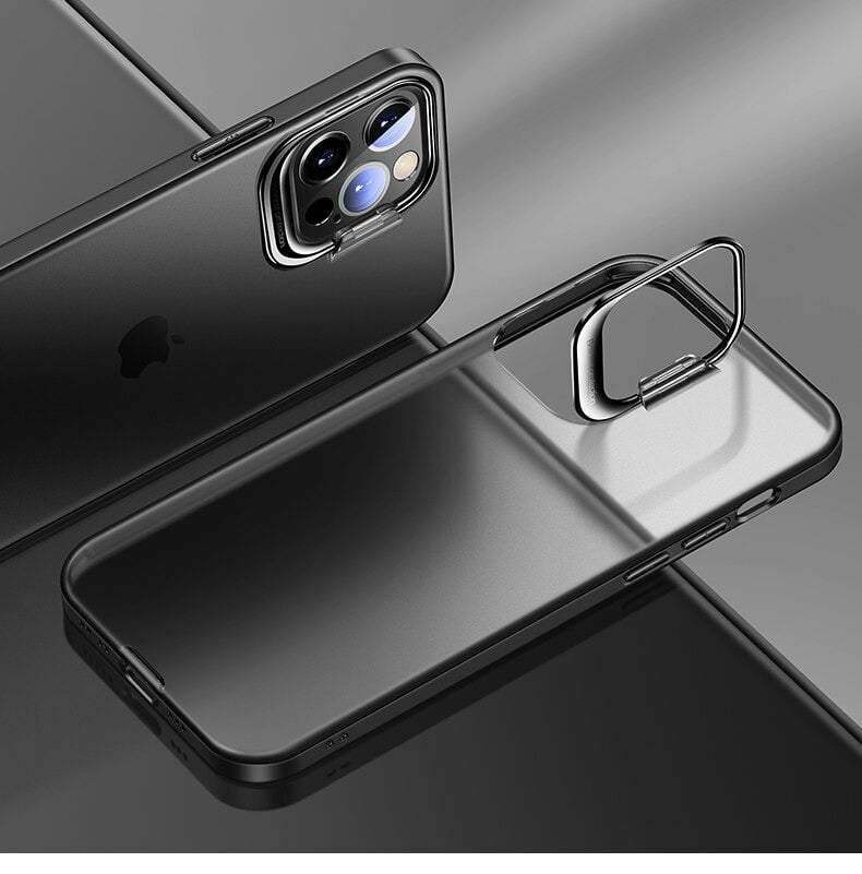 Camera Holder Electroplated Transparent iPhone Case - Sneakers Passion
