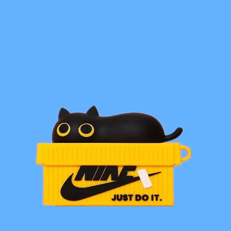Cat Shoebox Case Cover for Apple AirPods - Sneakers Passion