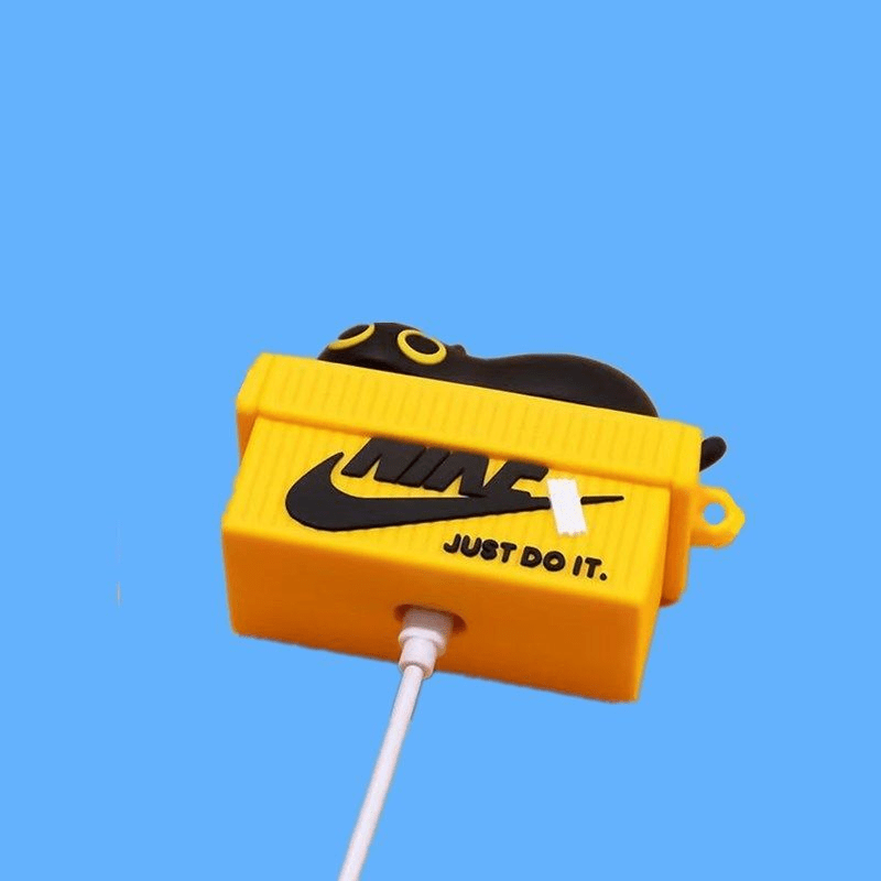 Cat Shoebox Case Cover for Apple AirPods - Sneakers Passion