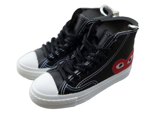 Mini sneaker keychain 3D Converse CDG- BLACK - Sneakers Passion
