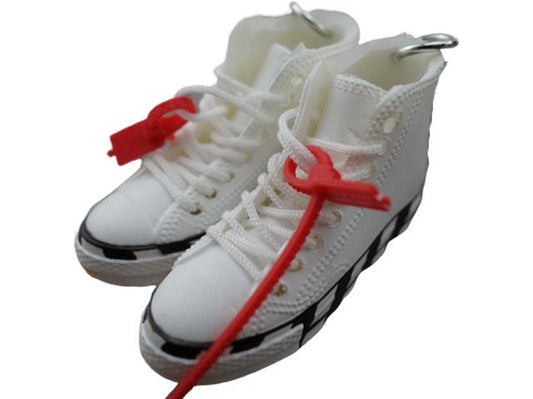Mini sneaker keychain 3D Converse OW - STRIPE - Sneakers Passion