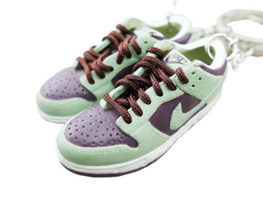 Mini sneaker keychain 3D SB Dunk - Pistachio - Sneakers Passion