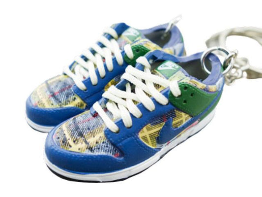 Mini sneaker keychain 3D SB Dunk - Tweed - Sneakers Passion
