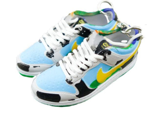 Mini sneaker keychain 3D Dunk SB low X Ben & Jerrys - Sneakers Passion
