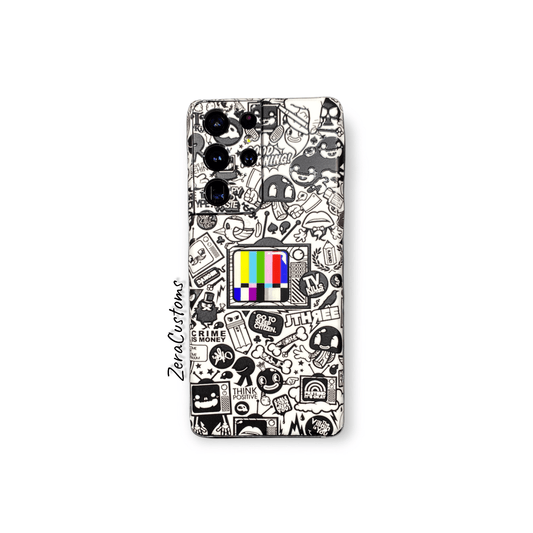 Doodle Magic Mobile Skin and Wrap - All Brands & Models - Sneakers Passion