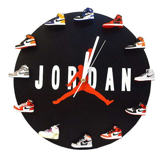 3D Wall Clock Sneakers AJ1 First generation 1 / Wooden or Iron - Sneakers Passion
