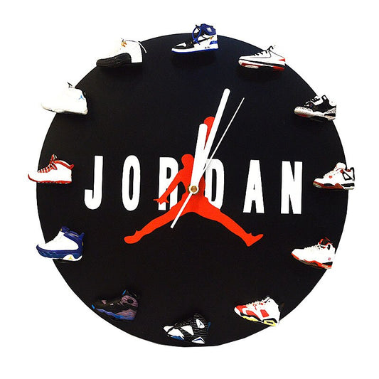 3D Wall Clock Sneakers AJ 1-12 Generation 1 / Wooden or Iron - Sneakers Passion
