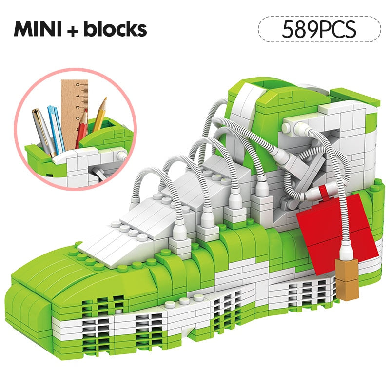 Mini Sneakers 3D Block Pencil-Box - AJ 11 - 589 PCS - Sneakers Passion