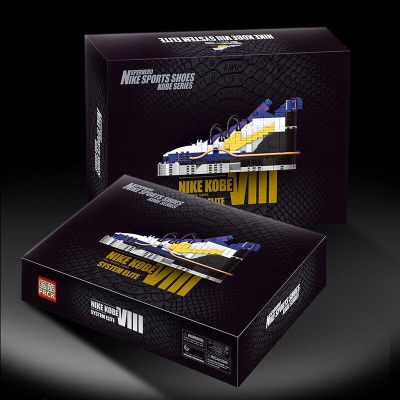 Mini Sneakers 3D Block Pencil Box - AJ KOBE - Blue - Sneakers Passion