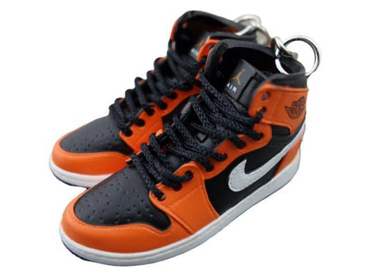 Mini sneaker keychain 3D Air Jordan 1 - SBB Orange Peel HQ - Sneakers Passion