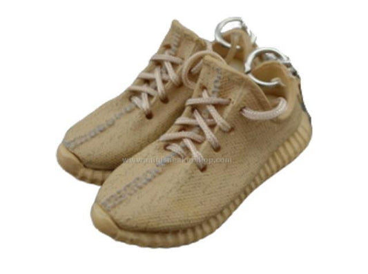Mini Sneaker Keychains YZY  - Tan - Sneakers Passion