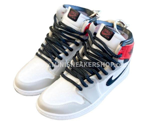 Mini sneaker keychain 3D Air Jordan 1 - Light Smoke Grey - Sneakers Passion