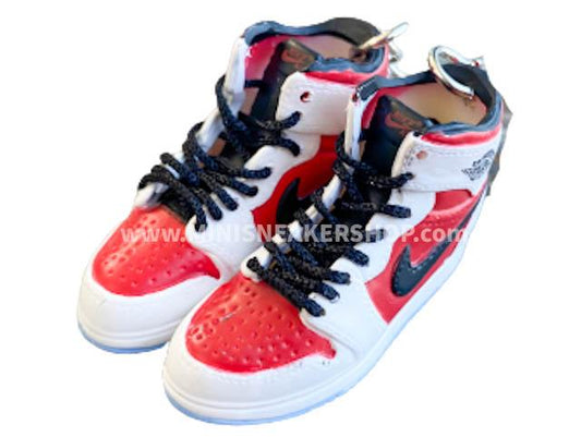 Mini sneaker keychain 3D Air Jordan 1 - Carmine - Sneakers Passion